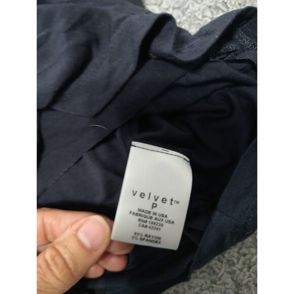 Velvet Embellish Rhinestone Ruch Sleeveless Mini Dress City Sexy Classic size p - Picture 7 of 10